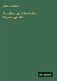 Grossherzoglich badisches Regierungs-blatt