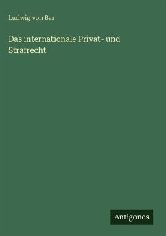 Cover Das internationale Privat- und Strafrecht