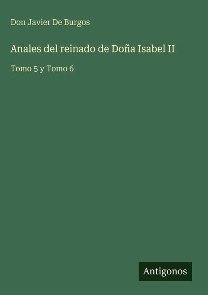 Anales del reinado de Doña Isabel II