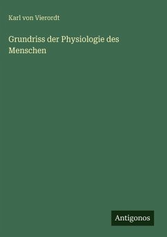 Cover Grundriss der Physiologie des Menschen