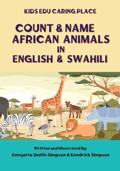 Cover Count & Name African Animals in English & Swahili