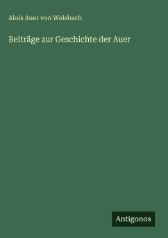 Cover Beiträge zur Geschichte der Auer