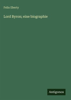 Cover Lord Byron; eine biographie