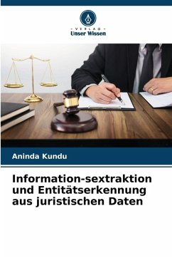 Cover Information-sextraktion und Entitätserkennung aus juristischen Daten