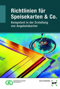Richtlinien für Speisekarten & Co. Cover Richtlinien für Speisekarten & Co.