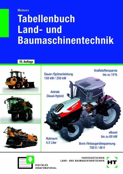 Tabellenbuch Land- und Baumaschinentechnik Tabellenbuch Land- und Baumaschinentechnik