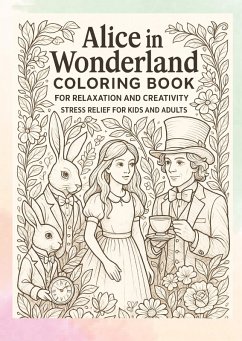 Cover Alice in Wonderland Coloring Book