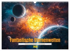 Cover Fantastische Sternenwelten (Wandkalender 2026 DIN A3 quer), CALVENDO Monatskalender