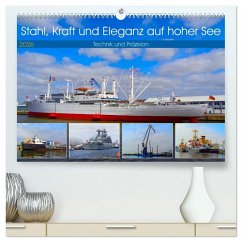 Stahl, Kraft und Eleganz auf hoher See (hochwertiger Premium Wandkalender 2026 DIN A2 quer), Kunstdruck in Hochglanz