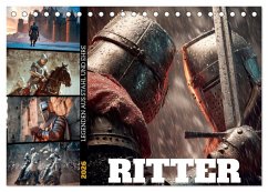 Cover Ritter - Legenden aus Stahl und Ehre (Tischkalender 2026 DIN A5 quer), CALVENDO Monatskalender