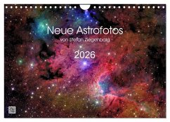 Neue Astrofotos von Stefan Ziegenbalg (Wandkalender 2026 DIN A4 quer), CALVENDO Monatskalender