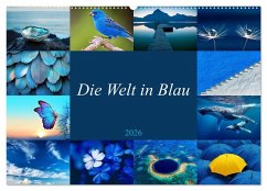 Die Welt in Blau (Wandkalender 2026 DIN A2 quer), CALVENDO Monatskalender Cover Die Welt in Blau (Wandkalender 2026 DIN A2 quer), CALVENDO Monatskalender