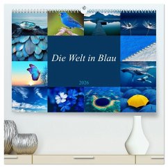 Die Welt in Blau (hochwertiger Premium Wandkalender 2026 DIN A2 quer), Kunstdruck in Hochglanz Cover Die Welt in Blau (hochwertiger Premium Wandkalender 2026 DIN A2 quer), Kunstdruck in Hochglanz