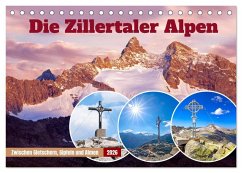 Die Zillertaler Alpen (Tischkalender 2026 DIN A5 quer), CALVENDO Monatskalender
