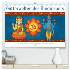 Cover Götterwelten des Hinduismus (hochwertiger Premium Wandkalender 2026 DIN A2 quer), Kunstdruck in Hochglanz