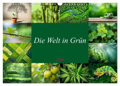 Die Welt in Grün (Wandkalender 2026 DIN A3 quer), CALVENDO Monatskalender Cover Die Welt in Grün (Wandkalender 2026 DIN A3 quer), CALVENDO Monatskalender