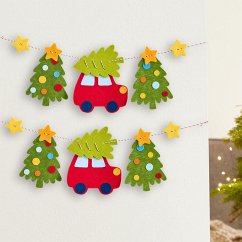 Cover Bastelset - Erstes Fädeln Filzgirlande Weihnachtsfahrt