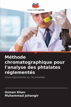 Cover Méthode chromatographique pour l'analyse des phtalates réglementés