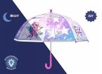 Glow in the Dark Kinderschirm Cool Kids UNICORN transparent, 42/8, manuell Glow in the Dark Kinderschirm Cool Kids UNICORN transparent, 42/8, manuell