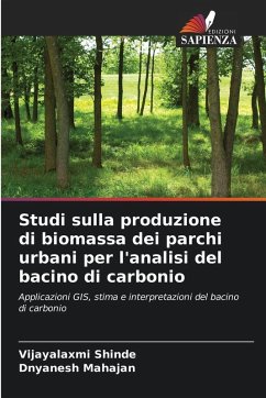 Cover Studi sulla produzione di biomassa dei parchi urbani per l'analisi del bacino di carbonio