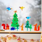 Bastelset - Fensterbild Weihnachten