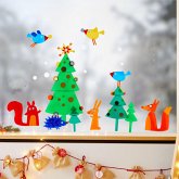 Bastelset - Fensterbild Weihnachten