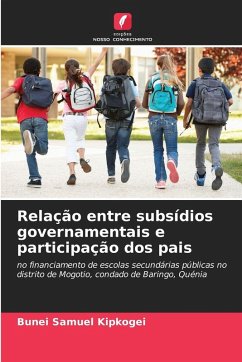 Cover Relação entre subsídios governamentais e participação dos pais