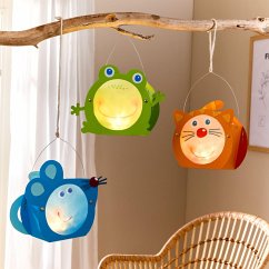 Cover Bastelset - Mini-Klammerlaternen Tiere