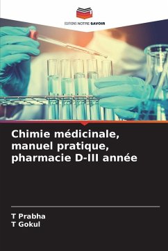 Cover Chimie médicinale, manuel pratique, pharmacie D-III année