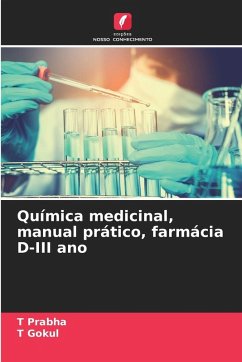 Cover Química medicinal, manual prático, farmácia D-III ano