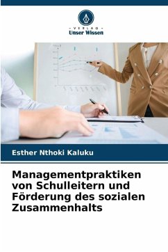 Cover Managementpraktiken von Schulleitern und Förderung des sozialen Zusammenhalts