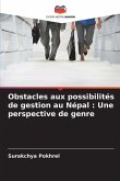 Obstacles aux possibilités de gestion au Népal : Une perspective de genre