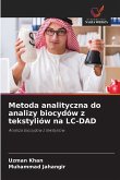 Metoda analityczna do analizy biocydów z tekstyliów na LC-DAD Metoda analityczna do analizy biocydów z tekstyliów na LC-DAD