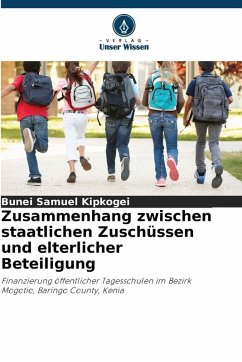 Cover Zusammenhang zwischen staatlichen Zuschüssen und elterlicher Beteiligung