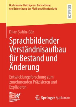 Sprachbildender Verständnisaufbau für Bestand und Änderung (eBook, PDF) - Sahin-Gür, Dilan