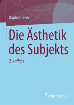 Cover Die Ästhetik des Subjekts (eBook, PDF)