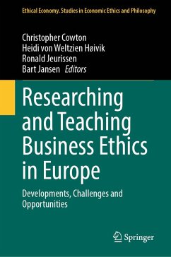 Cover Researching and Teaching Business Ethics in Europe (eBook, PDF)