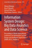 Information System Design: Big Data Analytics and Data Science (eBook, PDF)