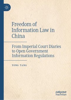 Cover Freedom of Information Law in China (eBook, PDF)