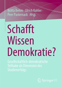 Cover Schafft Wissen Demokratie? (eBook, PDF)
