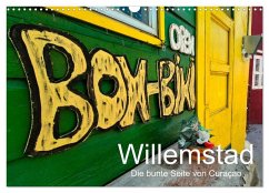 Willemstad - Die bunte Seite von Curaçao (Wandkalender 2026 DIN A3 quer), CALVENDO Monatskalender