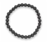 Lavastein Edelsteinarmband 6mm, J749-34