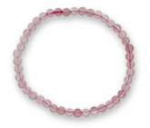 Rosenquarz Edelsteinarmband 3-4mm, J748-09