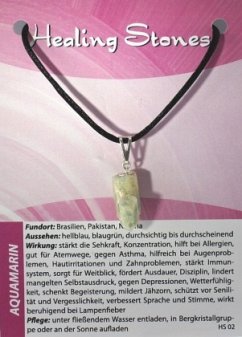 Cover Aquamarin Maxicard Healing Stones, R143-02