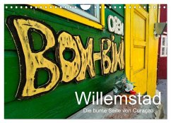 Willemstad - Die bunte Seite von Curaçao (Wandkalender 2026 DIN A4 quer), CALVENDO Monatskalender