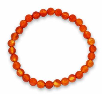 Carneol Edelsteinarmband 6mm, J749-21 Carneol Edelsteinarmband 6mm, J749-21
