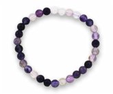Fluorit Edelsteinarmband 6mm, J749-28