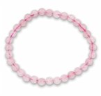 Rosenquarz Edelsteinarmband 6mm, J749-09