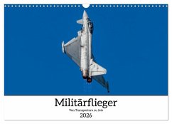 Cover Militärflieger (Wandkalender 2026 DIN A3 quer), CALVENDO Monatskalender