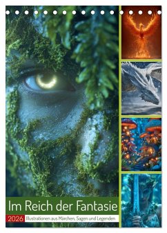 Im Reich der Fantasie (Tischkalender 2026 DIN A5 hoch), CALVENDO Monatskalender Im Reich der Fantasie (Tischkalender 2026 DIN A5 hoch), CALVENDO Monatskalender